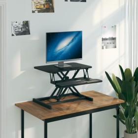 Adjustable desk 60x40x(13-41.5) cm steel and plywood by vidaXL, Desks - Ref: Foro24-336397, Price: 102,43 €, Discount: %