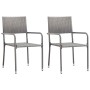 Gray 3-piece garden dining set by vidaXL, Garden sets - Ref: Foro24-3067735, Price: 219,39 €, Discount: %