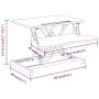 Verstellbarer Schreibtisch 60x40x(13-41,5) cm aus Stahl und Sperrholz von vidaXL, Schreibtische - Ref: Foro24-336397, Preis: ...