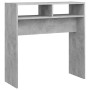 Mesa consola madera de ingeniería gris hormigón 78x30x80 cm de vidaXL, Mesas auxiliares - Ref: Foro24-808300, Precio: 37,96 €...