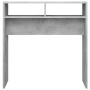 Mesa consola madera de ingeniería gris hormigón 78x30x80 cm de vidaXL, Mesas auxiliares - Ref: Foro24-808300, Precio: 37,96 €...