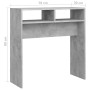 Mesa consola madera de ingeniería gris hormigón 78x30x80 cm de vidaXL, Mesas auxiliares - Ref: Foro24-808300, Precio: 37,96 €...