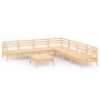 Gartenmöbel-Set 8-teilig aus massivem Kiefernholz von vidaXL, Gartensets - Ref: Foro24-3083099, Preis: 360,93 €, Rabatt: %