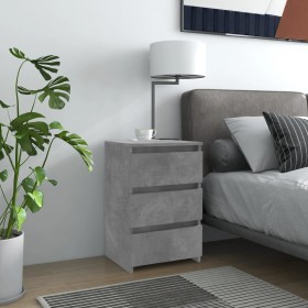 Bedside tables 2 pcs concrete gray plywood 40x35x62.5cm by vidaXL, Nightstands - Ref: Foro24-806220, Price: 103,99 €, Discoun...