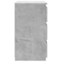 Mesitas de noche 2 uds contrachapada gris hormigón 40x35x62,5cm de vidaXL, Mesitas de noche - Ref: Foro24-806220, Precio: 97,...