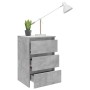 Nachttische 2 Stück betongraues Sperrholz 40x35x62,5cm von vidaXL, Nachttische - Ref: Foro24-806220, Preis: 103,99 €, Rabatt: %