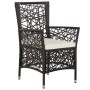 Brown 3-Piece Garden Dining Set by vidaXL, Garden sets - Ref: Foro24-3067695, Price: 360,16 €, Discount: %