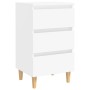 Bedside tables 2 pcs solid wood legs white 40x35x69 cm by vidaXL, Nightstands - Ref: Foro24-805888, Price: 116,08 €, Discount: %