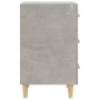 Concrete gray engineered wood bedside table 40x40x66 cm by vidaXL, Nightstands - Ref: Foro24-812082, Price: 57,95 €, Discount: %