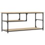 TV-Schrank aus Sonoma-Eichensperrholz und Stahl, 103 x 38 x 46,5 cm von vidaXL, TV-Möbel - Ref: Foro24-831824, Preis: 49,99 €...