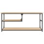 TV-Schrank aus Sonoma-Eichensperrholz und Stahl, 103 x 38 x 46,5 cm von vidaXL, TV-Möbel - Ref: Foro24-831824, Preis: 49,99 €...