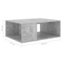 Concrete gray plywood coffee table 90x67x33 cm by vidaXL, Coffee table - Ref: Foro24-806907, Price: 55,32 €, Discount: %