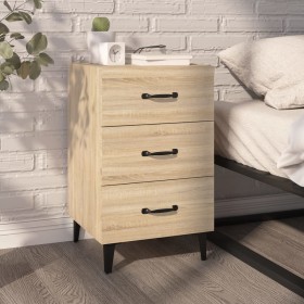 Engineered wood nightstand in Sonoma oak, 40x40x66 cm. by vidaXL, Nightstands - Ref: Foro24-812090, Price: 79,79 €, Discount: %