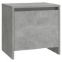 Mesita de noche madera ingeniería gris hormigón 45x34x44,5 cm de vidaXL, Mesitas de noche - Ref: Foro24-809871, Precio: 32,65...