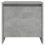 Mesita de noche madera ingeniería gris hormigón 45x34x44,5 cm de vidaXL, Mesitas de noche - Ref: Foro24-809871, Precio: 32,65...