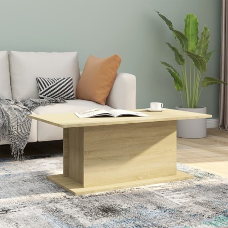 Sonoma oak engineered wood coffee table 102x55.5x40 cm by vidaXL, Coffee table - Ref: Foro24-810310, Price: 43,02 €, Discount: %