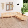 Gartenmöbel-Set 7-teilig aus massivem Kiefernholz von vidaXL, Gartensets - Ref: Foro24-3083094, Preis: 332,22 €, Rabatt: %