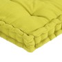 Cushions for floor pallets 7 units apple green cotton by vidaXL, Cushions for chairs and sofas - Ref: Foro24-3068632, Price: ...