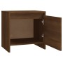 Bedside table 2 units engineered wood brown oak 45x34x44.5 cm by vidaXL, Nightstands - Ref: Foro24-813049, Price: 57,25 €, Di...