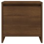 Bedside table 2 units engineered wood brown oak 45x34x44.5 cm by vidaXL, Nightstands - Ref: Foro24-813049, Price: 57,25 €, Di...