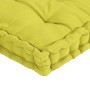 Cushions for floor pallets 7 units apple green cotton by vidaXL, Cushions for chairs and sofas - Ref: Foro24-3068633, Price: ...