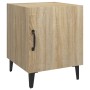 Mesita de noche madera contrachapada color roble Sonoma de vidaXL, Mesitas de noche - Ref: Foro24-812066, Precio: 41,94 €, De...