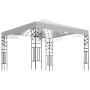 Carpa cenador de jardín con tira de luz LED 3x3 m blanco de vidaXL, Carpas y cenadores - Ref: Foro24-3070311, Precio: 281,69 ...