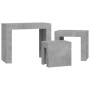 Stackable coffee tables 3 pieces concrete gray chipboard by vidaXL, Coffee table - Ref: Foro24-808544, Price: 62,64 €, Discou...