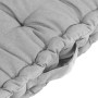 Cushions for floor pallets 4 units gray cotton by vidaXL, Cushions for chairs and sofas - Ref: Foro24-3068603, Price: 129,78 ...