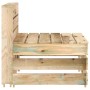 3-Sitzer-Gartensofa aus grün imprägniertem Kiefernholz von vidaXL, Gartensets - Ref: Foro24-3068051, Preis: 298,86 €, Rabatt: %