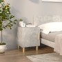 Bedside table made of gray concrete plywood by vidaXL, Nightstands - Ref: Foro24-812050, Price: 36,41 €, Discount: %