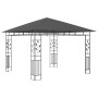 Mesh gazebo with LED light strip anthracite 3x3x2.73m 180 g/m² by vidaXL, Tents and gazebos - Ref: Foro24-3070316, Price: 361...