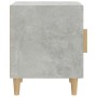 Mesita de noche madera contrachapada gris hormigón de vidaXL, Mesitas de noche - Ref: Foro24-812050, Precio: 36,41 €, Descuen...