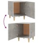 Bedside table made of gray concrete plywood by vidaXL, Nightstands - Ref: Foro24-812050, Price: 36,41 €, Discount: %