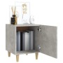 Mesita de noche madera contrachapada gris hormigón de vidaXL, Mesitas de noche - Ref: Foro24-812050, Precio: 36,41 €, Descuen...