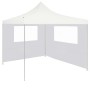 Gazebo side wall with windows white 4x2 m by vidaXL, Accessories for pavilions and gazebos - Ref: Foro24-3070424, Price: 24,2...