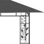 Gazebo with mosquito net anthracite LED light strip 4x3x2.73m 180g/m² by vidaXL, Tents and gazebos - Ref: Foro24-3070317, Pri...