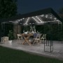 Gazebo with LED strip lights 3x4 m anthracite gray fabric by vidaXL, Tents and gazebos - Ref: Foro24-3070329, Price: 212,68 €...