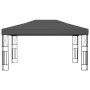 Gazebo with LED strip lights 3x4 m anthracite gray fabric by vidaXL, Tents and gazebos - Ref: Foro24-3070329, Price: 211,68 €...