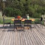 Garten-Essgruppe 7-teilig aus schwarzem synthetischem Rattan von vidaXL, Gartensets - Ref: Foro24-3070772, Preis: 457,77 €, R...