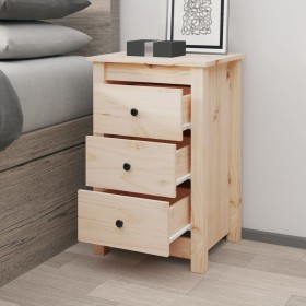 Mesita de noche madera maciza de pino 40x35x61,5 cm de vidaXL, Mesitas de noche - Ref: Foro24-813699, Precio: 71,43 €, Descue...