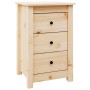 Solid pine wood bedside table 40x35x61.5 cm by vidaXL, Nightstands - Ref: Foro24-813699, Price: 71,99 €, Discount: %