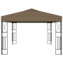 Garden gazebo tent with LED strip lights 3x4 m taupe fabric by vidaXL, Tents and gazebos - Ref: Foro24-3070331, Price: 279,59...