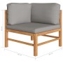 Two-seater garden bench with dark gray cushions by vidaXL, garden benches - Ref: Foro24-3068855, Price: 334,54 €, Discount: %