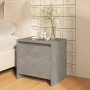 Bedside tables 2 pcs concrete gray engineered wood by vidaXL, Nightstands - Ref: Foro24-809872, Price: 52,99 €, Discount: %