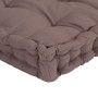 Cushions for floor pallets 5 units taupe gray cotton by vidaXL, Cushions for chairs and sofas - Ref: Foro24-3068614, Price: 1...