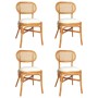 Dining chairs 4 units light brown linen by vidaXL, dining chairs - Ref: Foro24-3071722, Price: 419,45 €, Discount: %