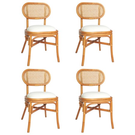 Dining chairs 4 units light brown linen by vidaXL, dining chairs - Ref: Foro24-3071722, Price: 419,45 €, Discount: %