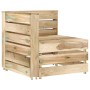 Garden furniture set 6 pieces green impregnated pine wood by vidaXL, Garden sets - Ref: Foro24-3068073, Price: 554,99 €, Disc...