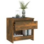 Smoked oak plywood nightstand 40x30x39cm by vidaXL, Nightstands - Ref: Foro24-815129, Price: 28,73 €, Discount: %